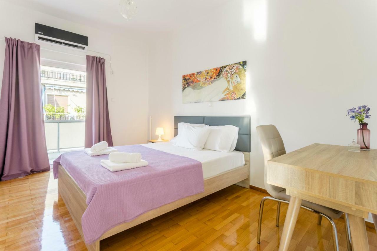 Bright 2 Bedrooms Apt. In The Heart Of Athens W Stunning Views To Acropolis Atenas Exterior foto